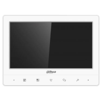 Black video doorbell + 7 inch colour monitor in white case