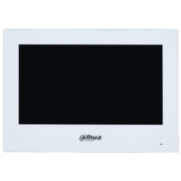 *Dahua brand 7 inch colour video IP intercom monitor with white case
