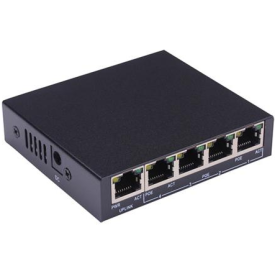 4 channel POE network switch for IP Security Cameras