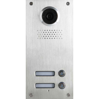 *Classic 4-wire, surface mount video doorphone for 2 apartments