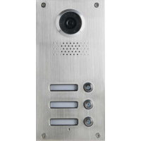 *Classic 4-wire, surface mount video doorphone for 3 apartments