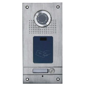 Classic 4-wire, flush mount video doorphone & card reader