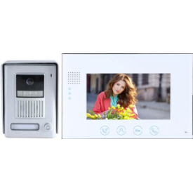 Classic 2-wire, surface mount video doorphone + 7 inch colour intercom monitor