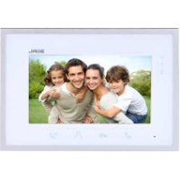 *Classic 4-wire, 7 inch colour monitor with white surround & memory