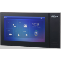 Dahua 7 inch colour monitor + surface mount video doorphone + powered network distributor