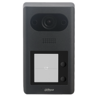 *Dahua brand surface mount, charcoal video doorphone for 2 apartments