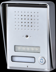classic brand surface mount intercom doorbell with pinhole camera