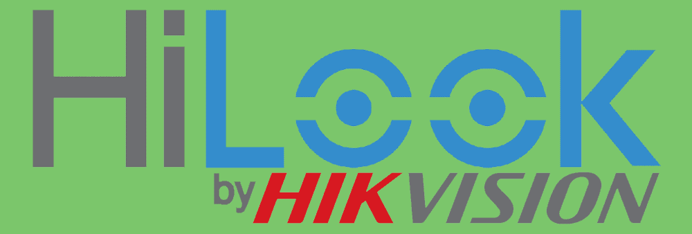 HiLook by HIK Vision logo on green background