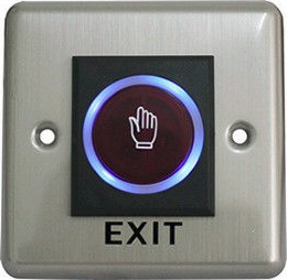 access control exit button