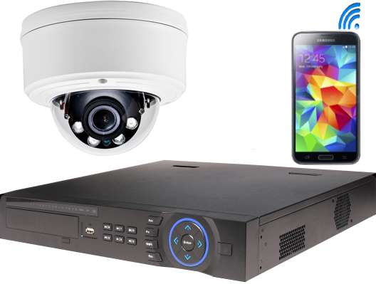 IP security camera & NVR with mobile phone